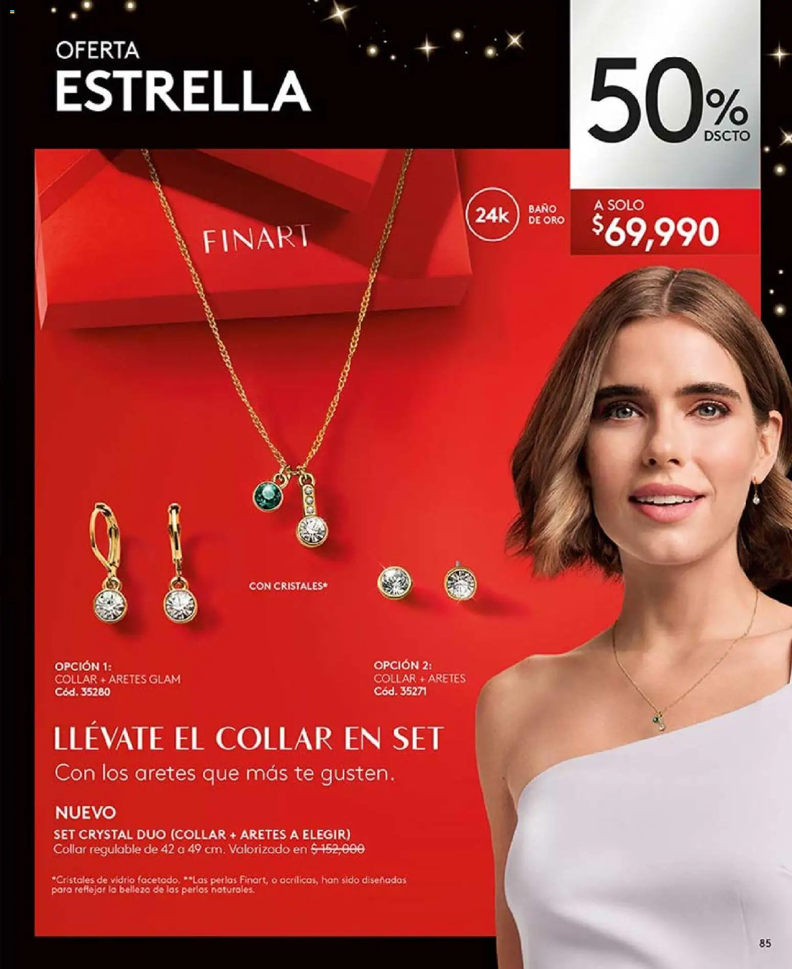 Ésika revista - valida desde el 03.11.2025 | Página: 85 | Productos: Té, Aretes, Baño, Collar