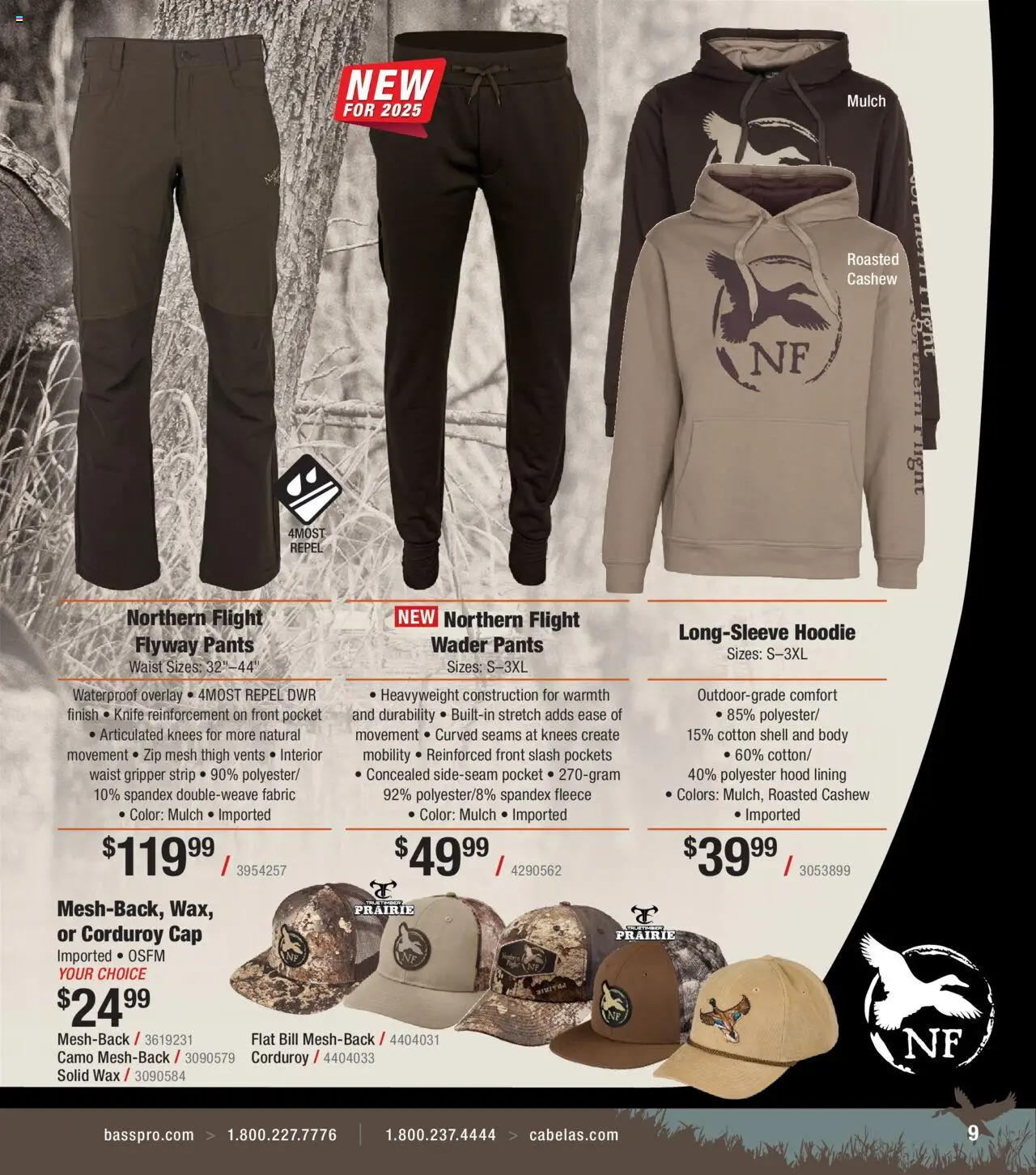 Cabela's Waterfowl 25 - valid from 01.10.2025 | Page: 9 | Products: Hoodie, Pants, Cap