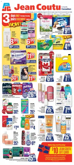 Preview of Jean Coutu weekly flyer from shop Jean Coutu valid from 31.08.2025