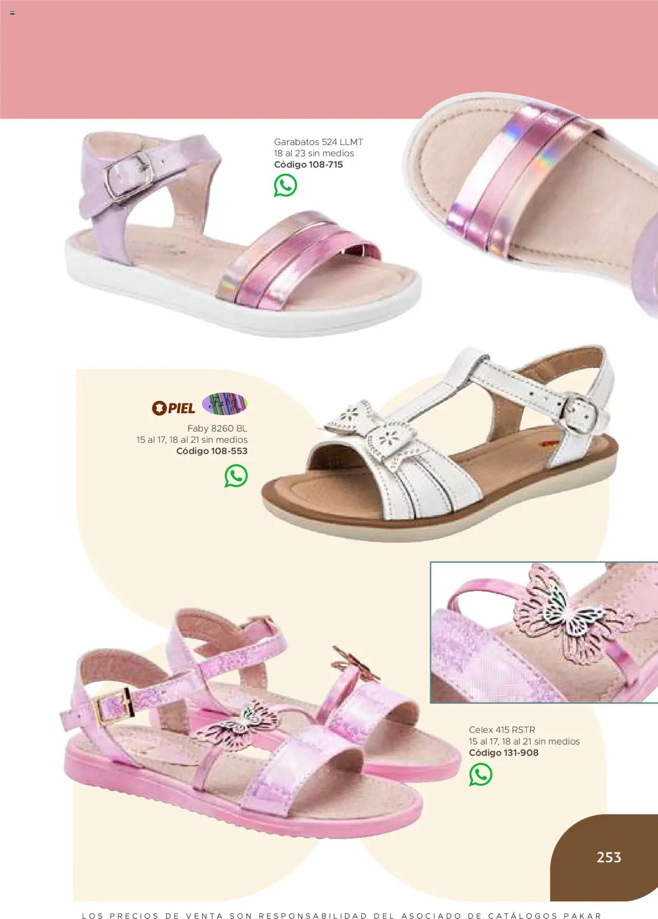 Nuevas ofertas de SC Pakar válidas en toda la República Mexicana desde el 24.07.2025. ¡Encuentra las mejores ofertas en SC Pakar - Catálogo Nina otoño / invierno! | Página: 253