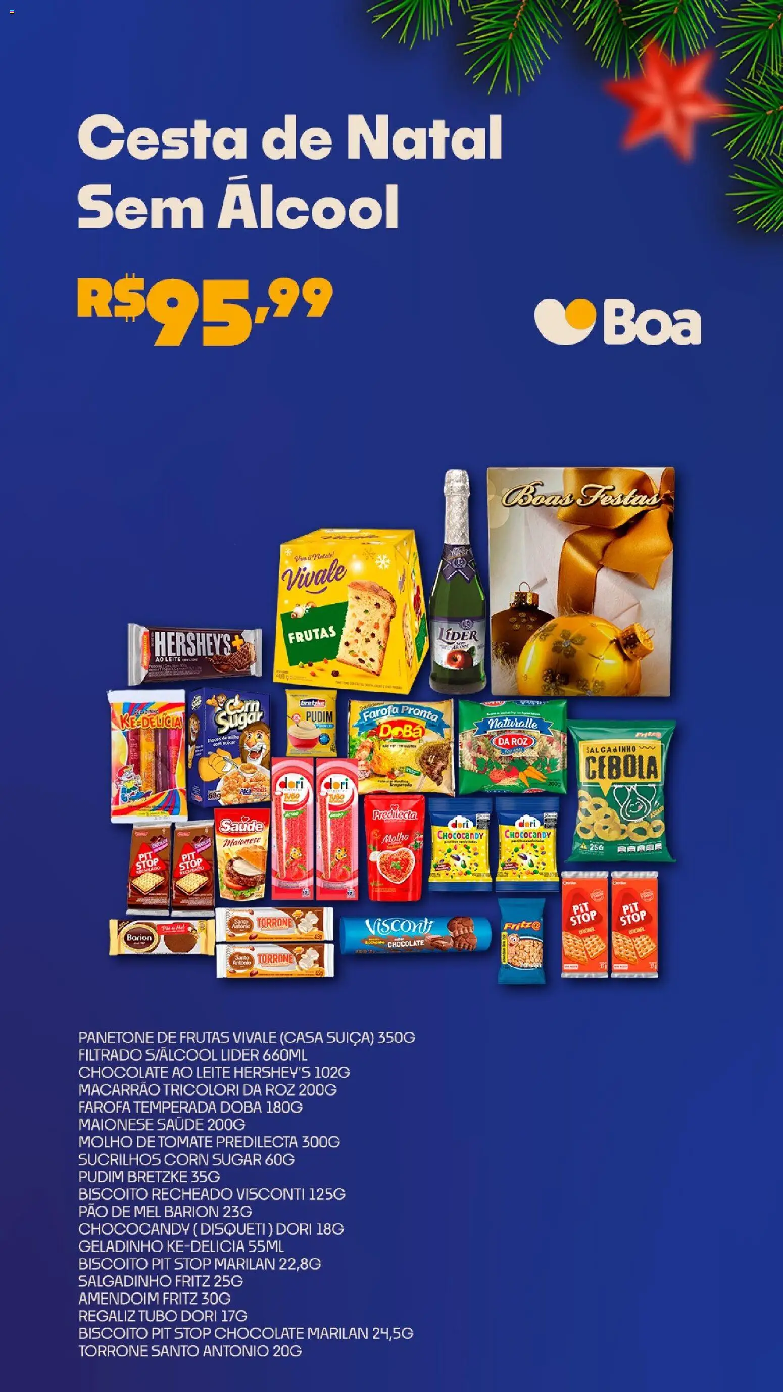 Boa Supermercados Folheto - válido de 09.12.2025 | Página: 4 | Produtos: Pão, Macarrão, Maionese, Panetone