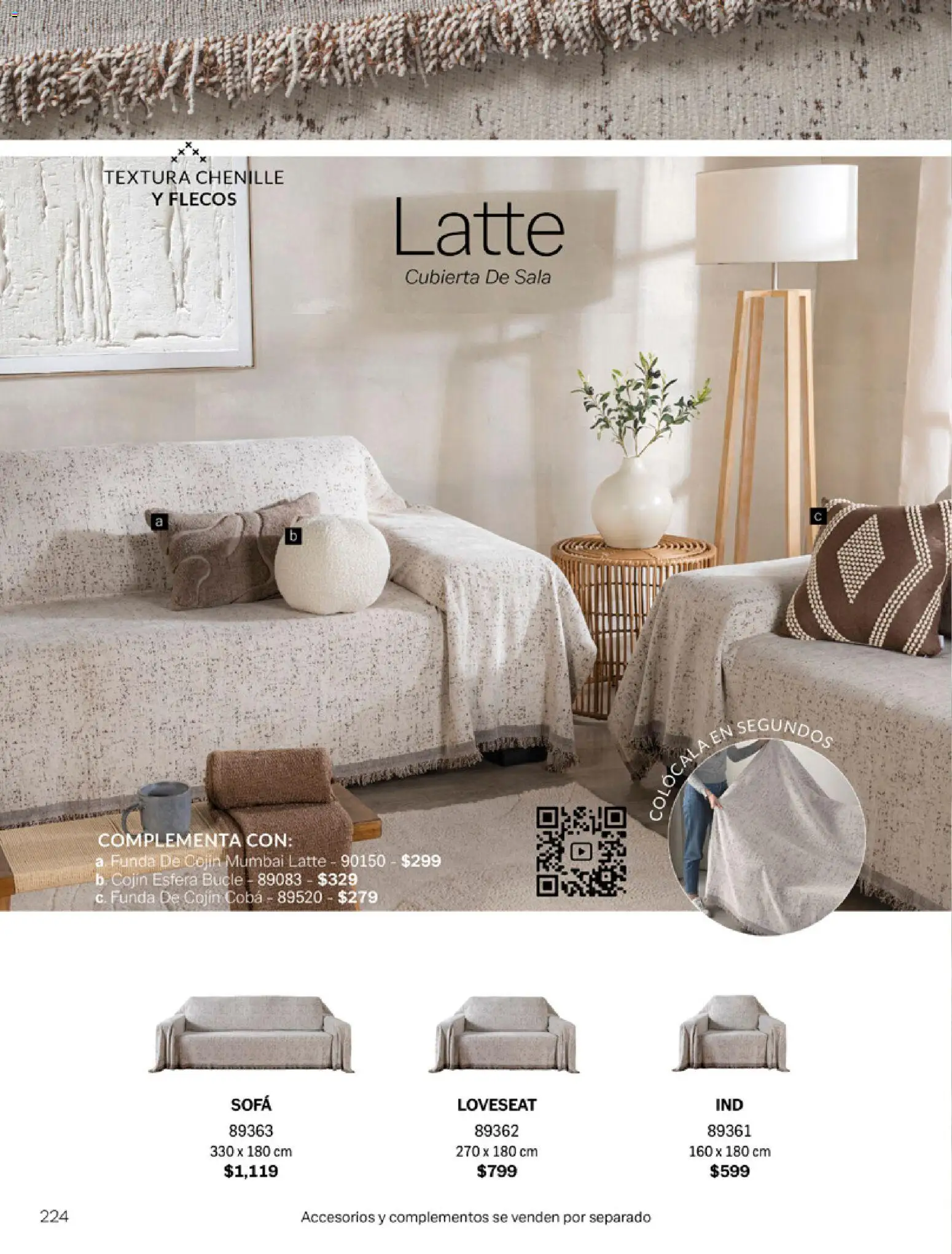 Nuevas ofertas de Vianney válidas en toda la República Mexicana desde el 06.03.2026. ¡Encuentra las mejores ofertas en Vianney catálogo Tu hogar, nuestra pasión! | Página: 226 | Productos: Sofá, Funda