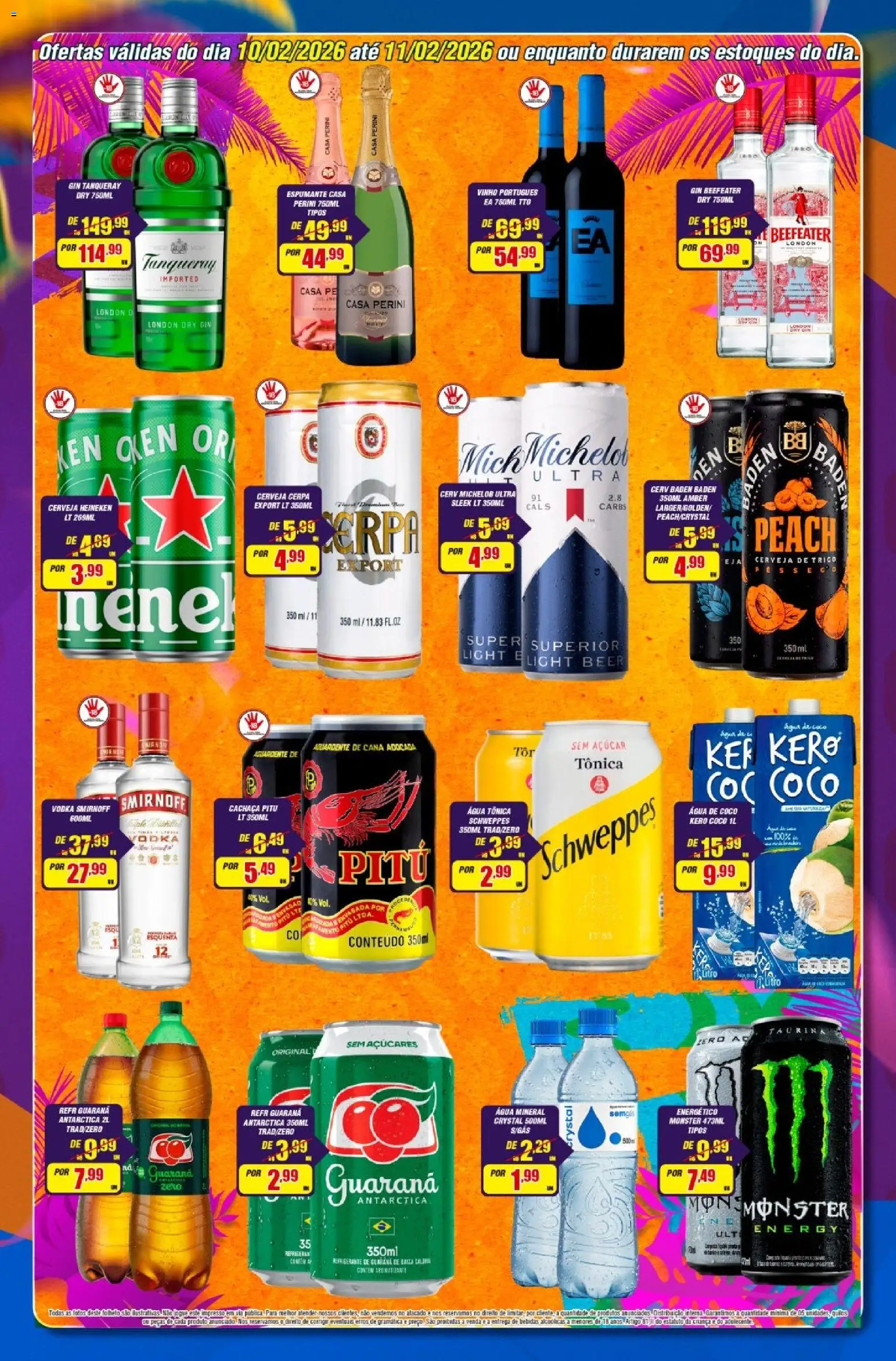 Violeta Supermercados Folheto - válido de 10.02.2026 | Página: 2 | Produtos: Coco, Água tônica, Vinho, Refrigerante