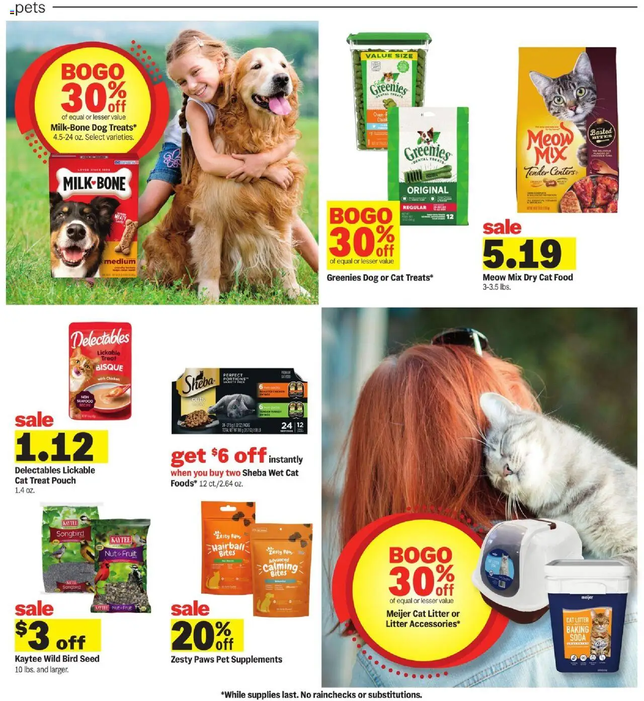 Meijer Weekly Ad - valid from 03.08.2025 | Page: 26 | Products: Cat Treat, Cat Food, Cat Litter