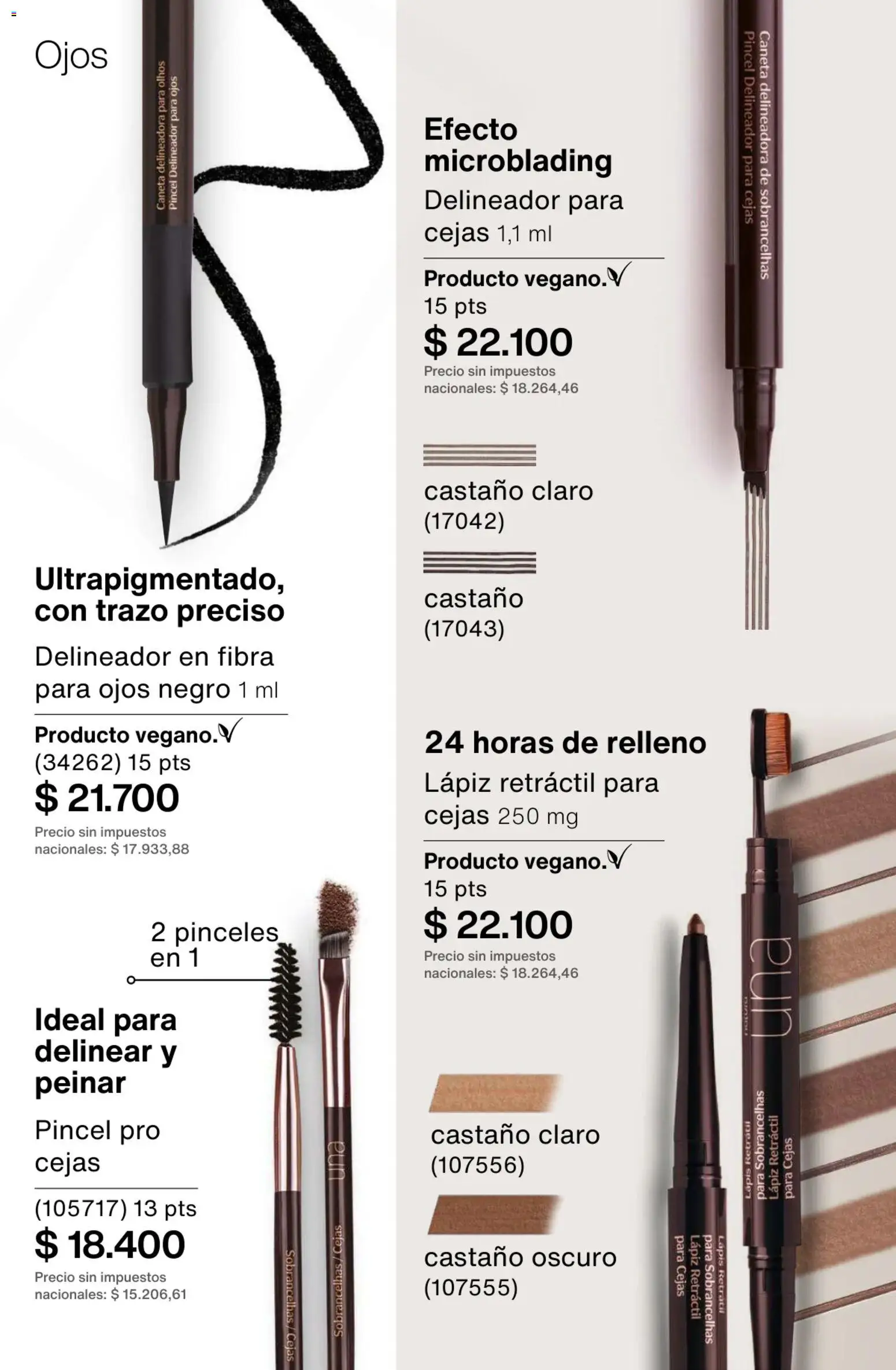 Catálogo Natura Ciclo 1/2026 │ válido desde el 06.01.2026 | Página: 123 | Productos: Pincel, Delineador