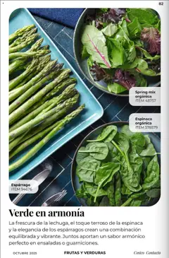 Vista previa de Espinaca orgánica, Organic spinach., nuevo folleto de la tienda, válido en México a partir del 03.10.2025 | Página: 82
