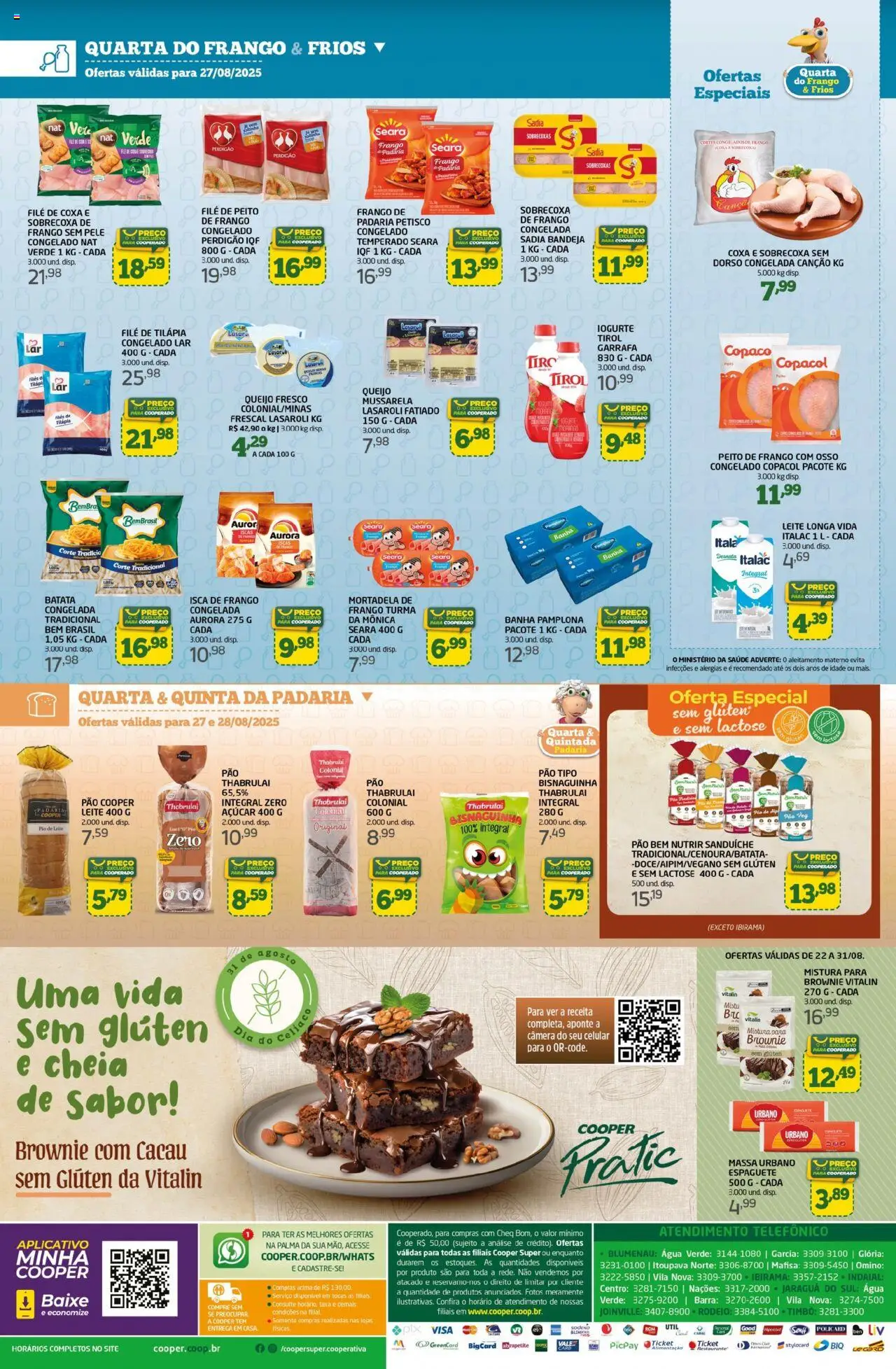 Cooper Folheto - válido de 25.08.2025 | Página: 2 | Produtos: Açúcar, Frango, Filé de tilápia, Câmera