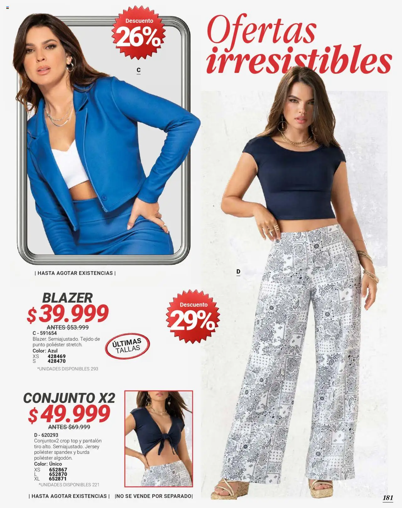 Carmel revista - valida desde el 25.09.2025 | Página: 185 | Productos: Blazer, Top, Conjunto