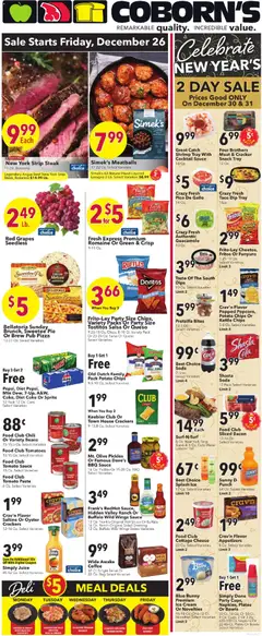 Preview of Coborn's weekly ads valid from 26.12.2025