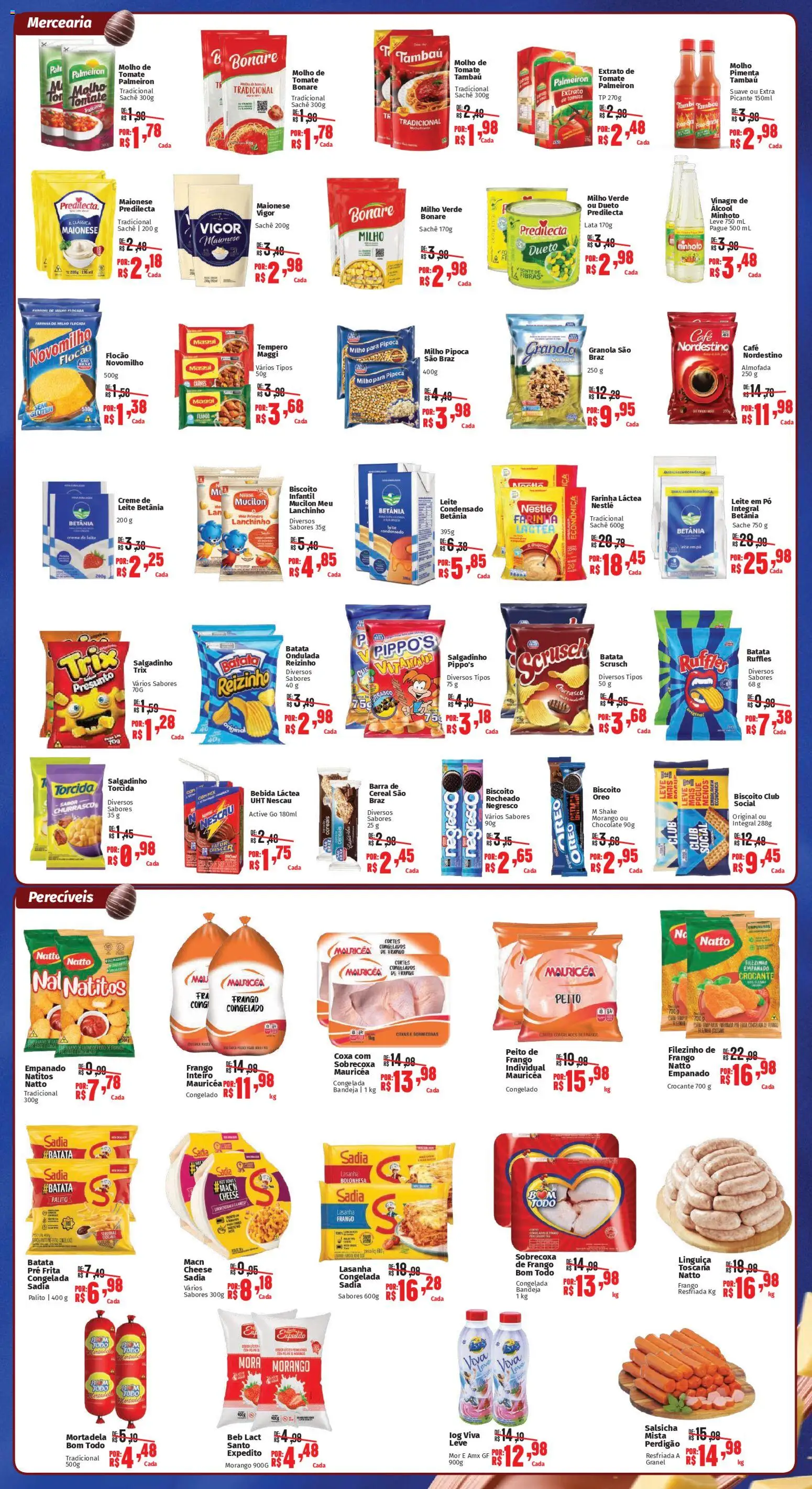Mateus Folheto - válido de 27.03.2026 | Página: 2 | Produtos: Chocolate, Granola, Maionese, Leite em pó