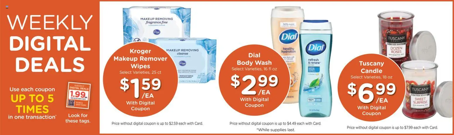King Soopers Weekly Ad - valid from 04.02.2026 | Page: 3 | Products: Fragrance, Makeup Remover, Body Wash