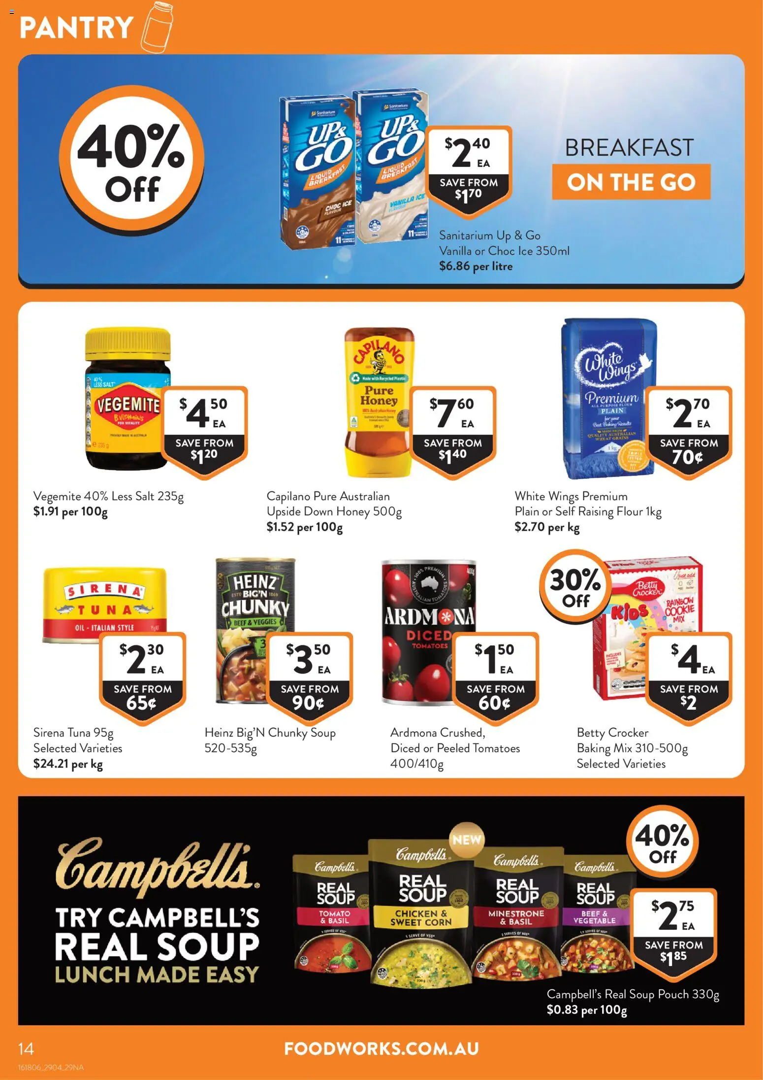 Latest Foodworks catalogue valid from 29/04/2026 is available here?Save now! | Australia
