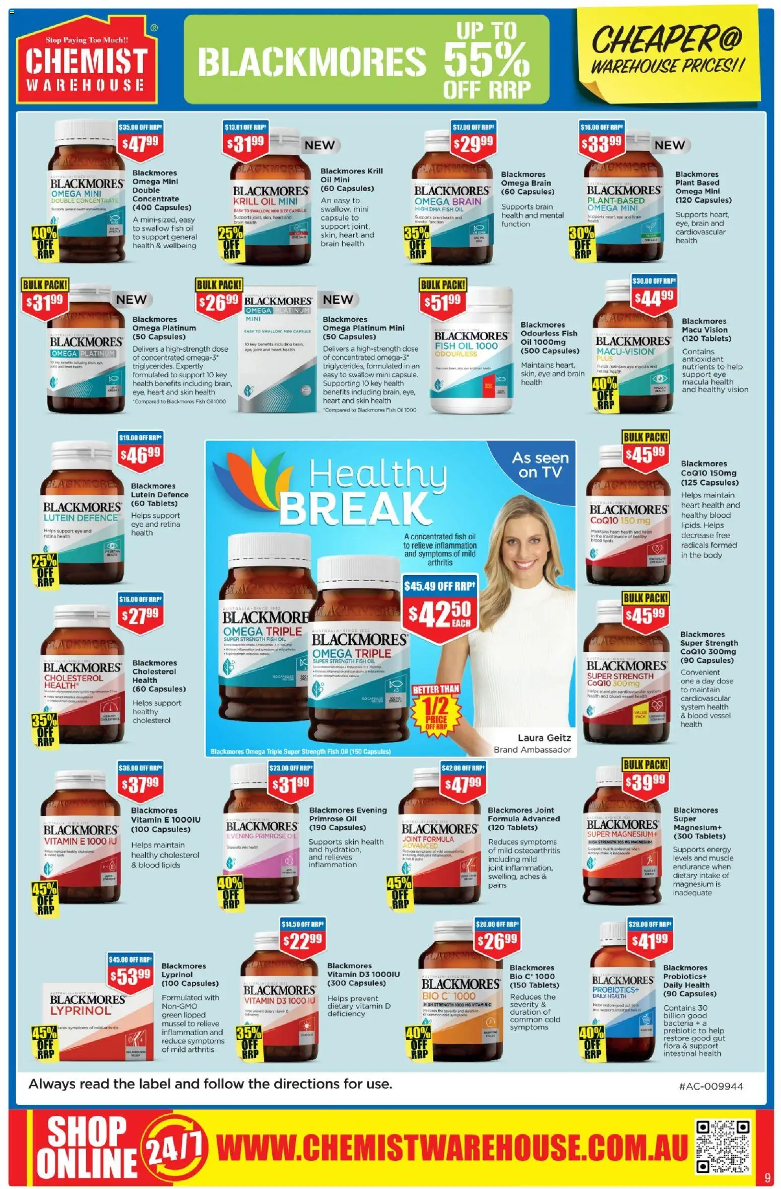 Chemist Warehouse catalogue - valid from 29.01.2026 | Page: 9 | Products: Plant, Fish oil, Tablets, Vitamin