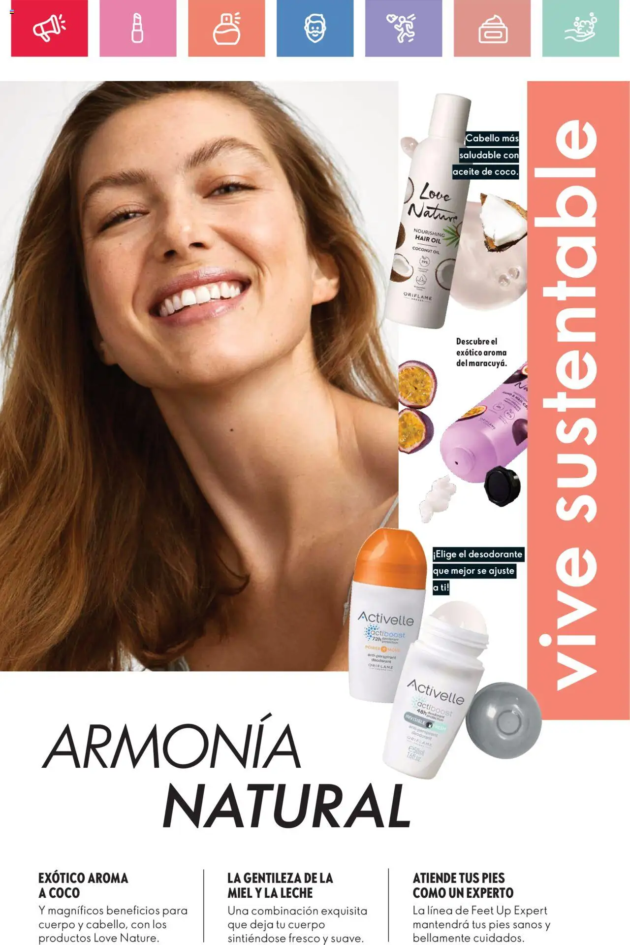 Oriflame catálogo │ válido desde el 23.08.2025 | Página: 101 | Productos: Desodorante, Leche, Aceite