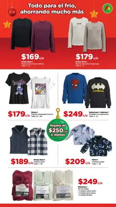 Vista previa de Bodega Aurrerá folleto Navidad, nuevo folleto de la tienda, válido en México a partir del 01.12.2025 | Página: 6 | Productos: Chaleco, Sudadera, Playera, Toallas
