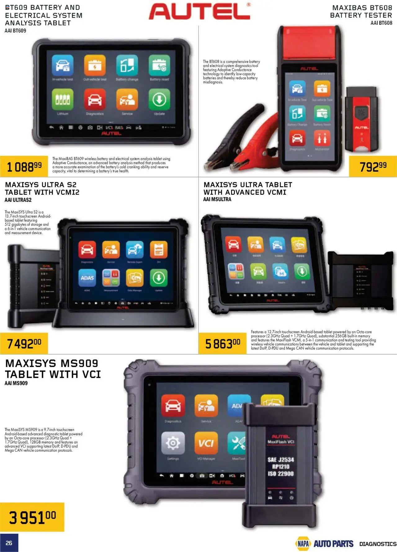 NAPA Auto Parts flyer valid from 01.10.2025 | Page: 26