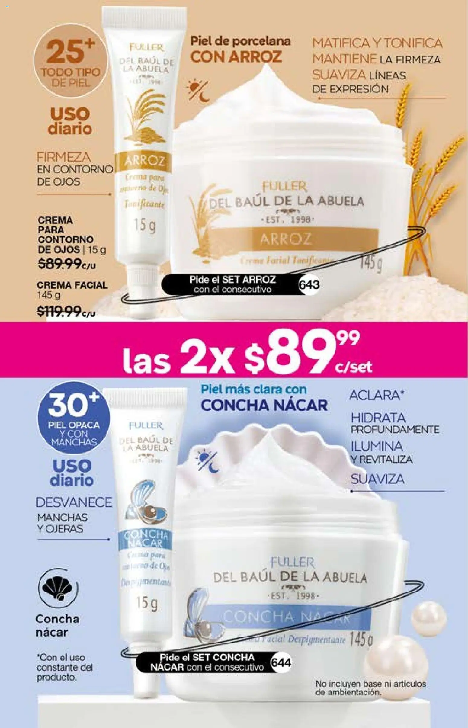 Nuevas ofertas de Fuller válidas en toda la República Mexicana desde el 29.04.2026. ¡Encuentra las mejores ofertas en Fuller campaña 2 2026! | Página: 192 | Productos: Crema, Contorno, Arroz, Cama