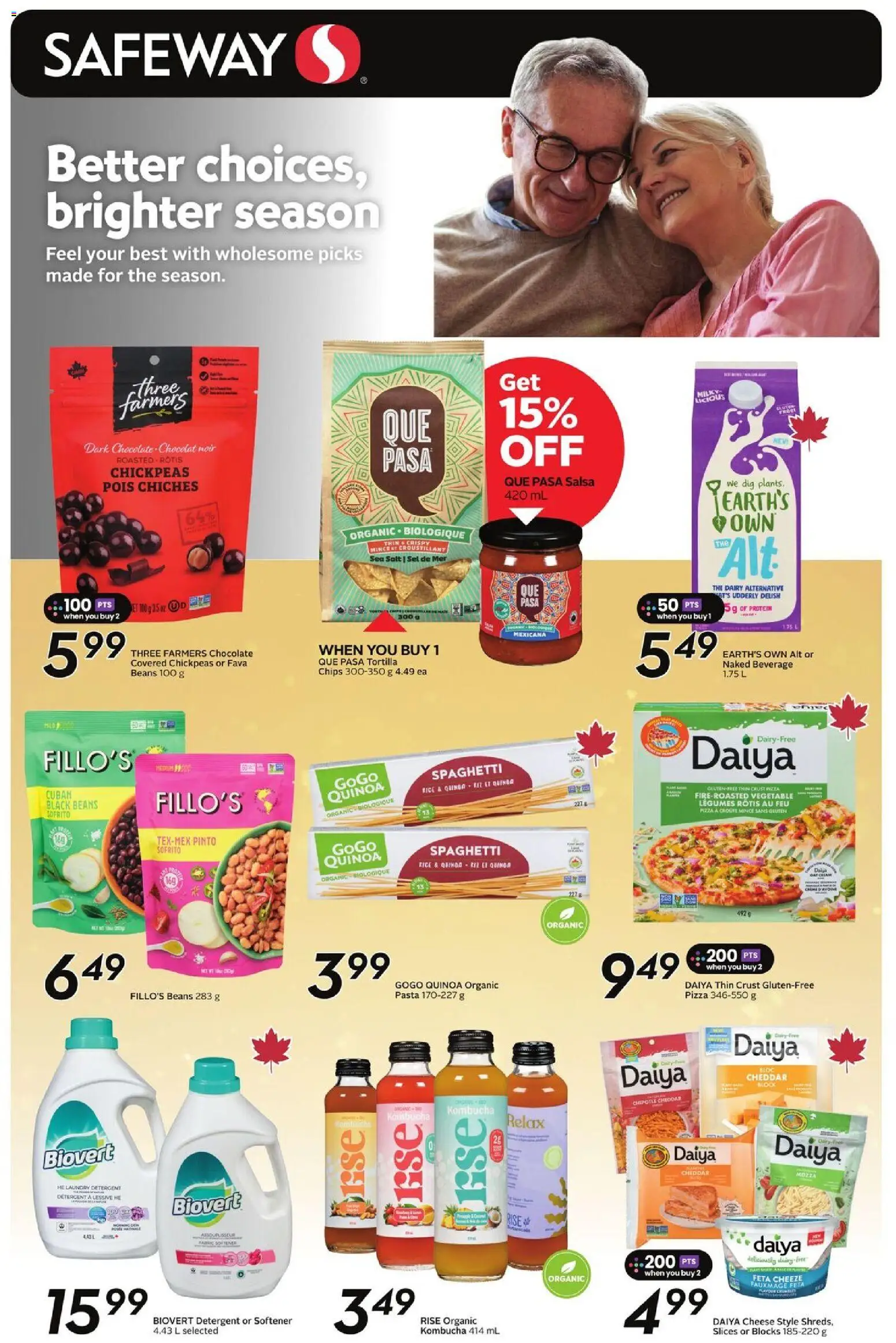Safeway flyer valid from 11.12.2025 | Page: 22 | Products: Chips, Cheese, Chocolate, Pizza
