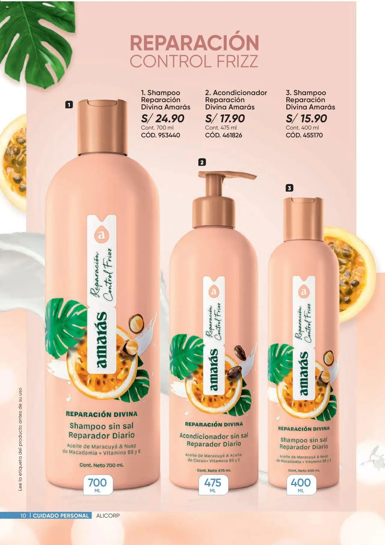 Catálogo Azzorti válido desde 28.07.2025 | Página: 10 | Productos: Shampoo, Acondicionador, Aceite