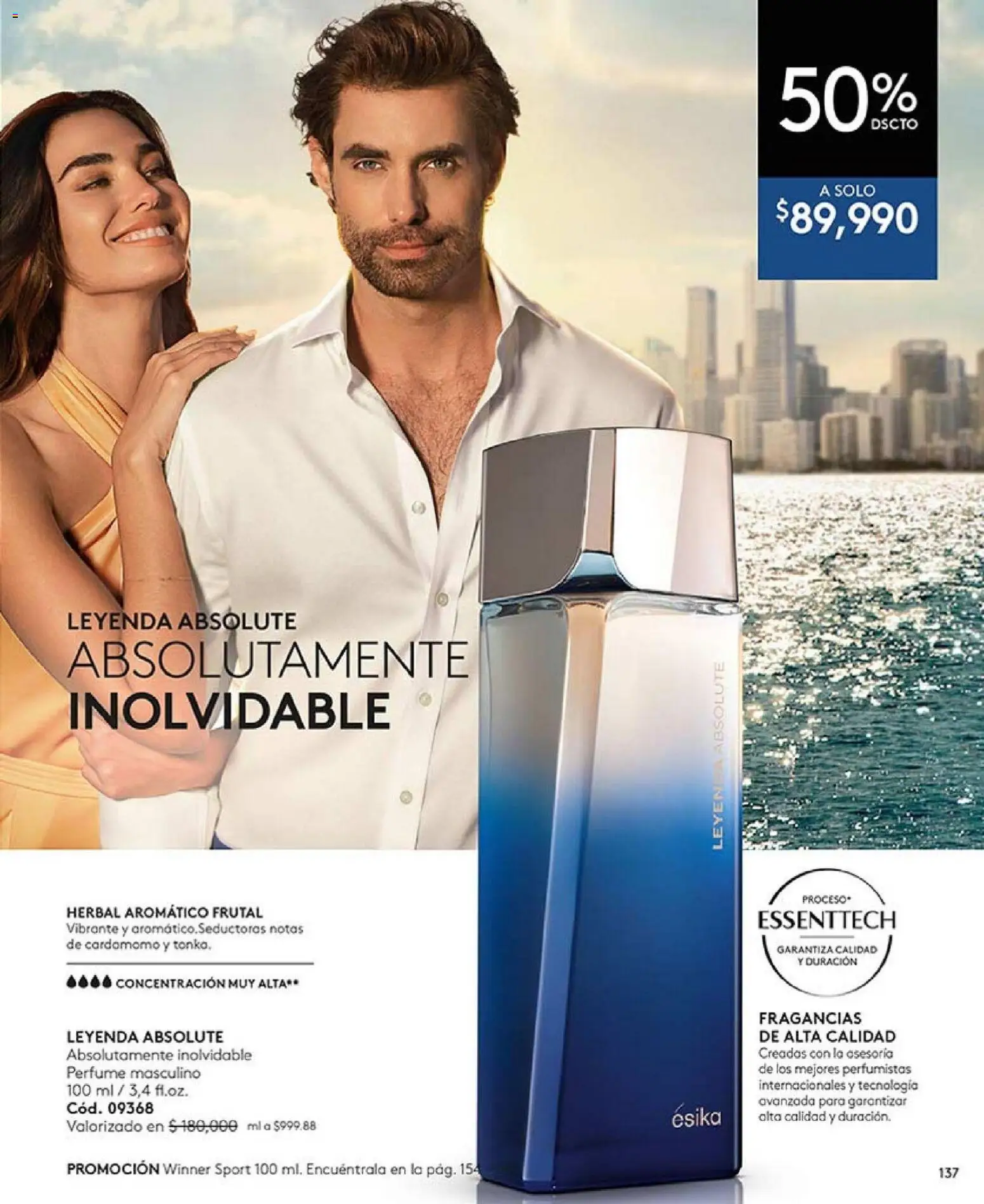 Ésika revista - valida desde el 01.04.2026 | Página: 137 | Productos: Perfume