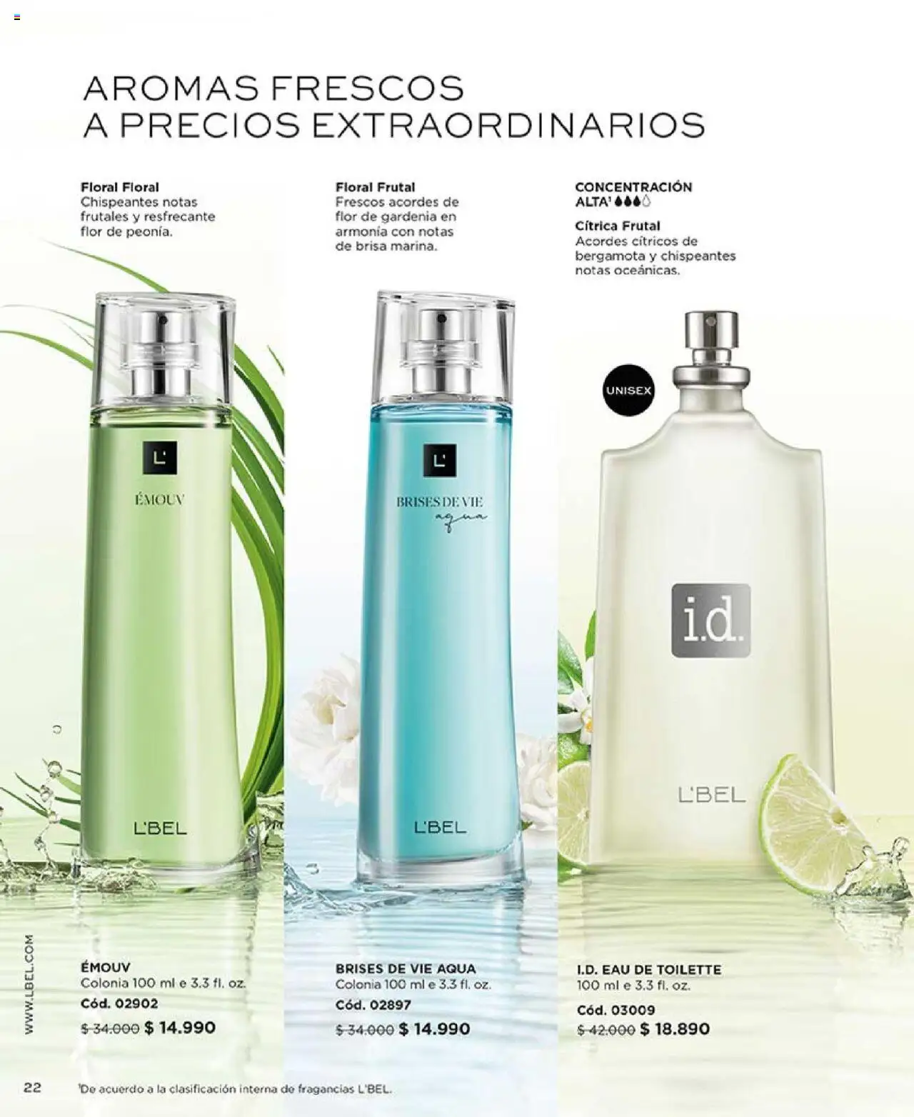 Catálogo L'Bel Campaña 13 │ válido desde el 29.07.2025 | Página: 22 | Productos: Eau de toilette