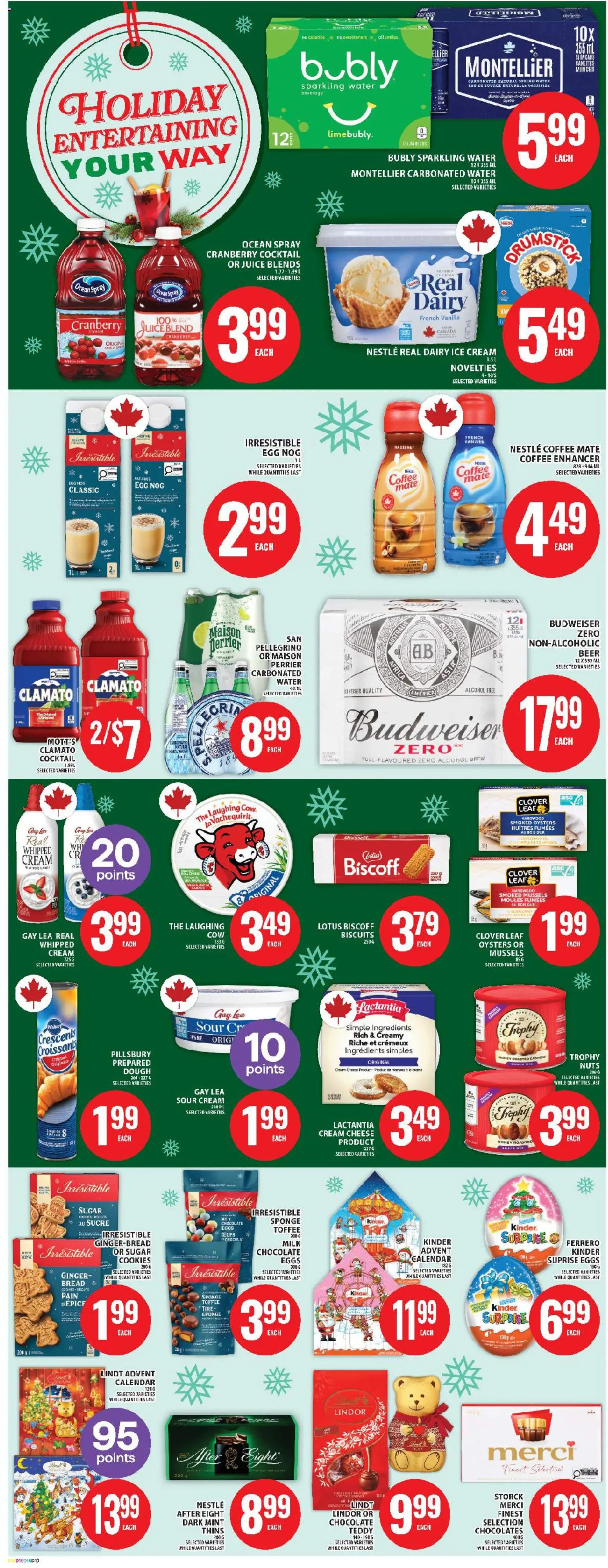 Food Basics flyer valid from 20.11.2025 | Page: 13 | Products: Cookies, Sponge, Cheese, Chocolate