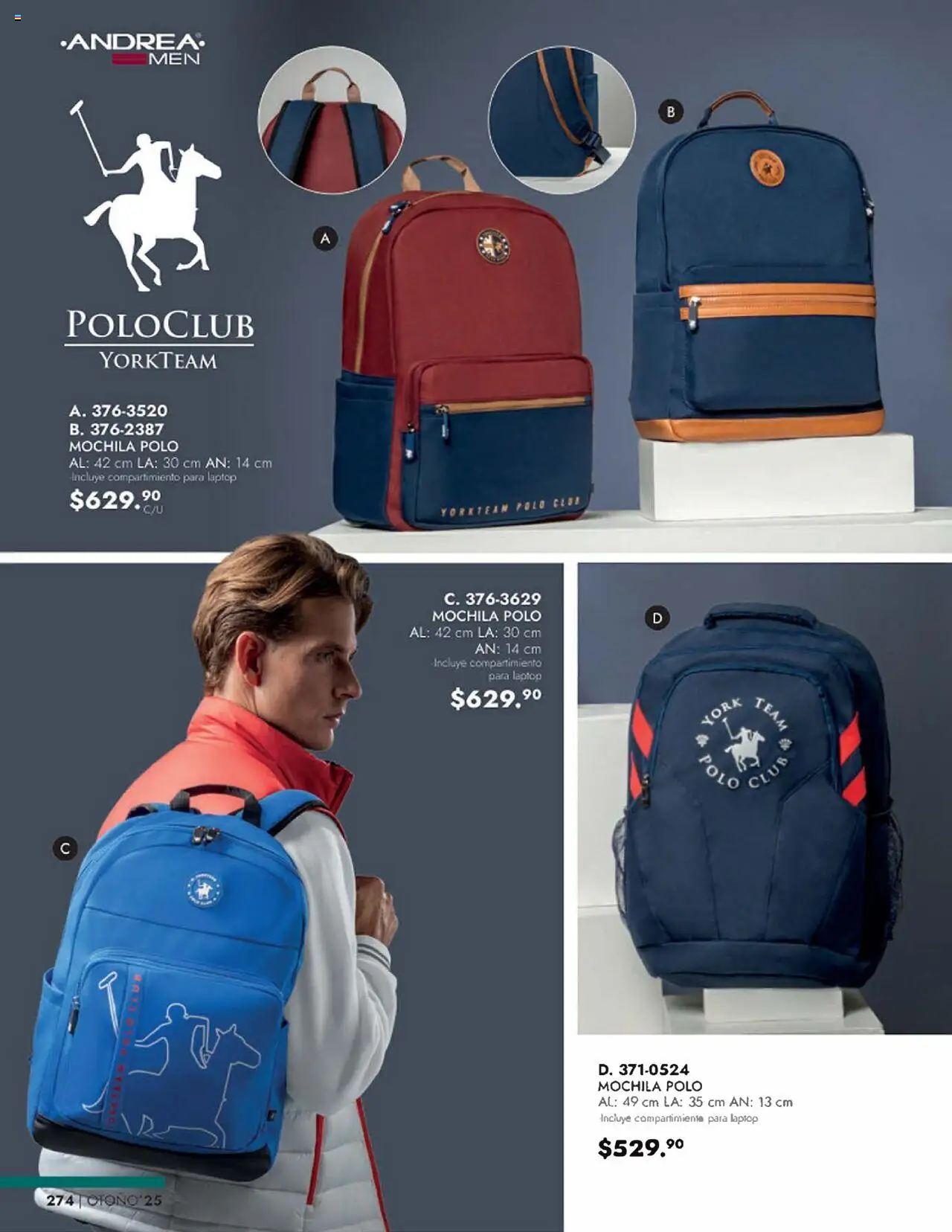 Nuevas ofertas de Andrea válidas en toda la República Mexicana desde el 24.08.2025. ¡Encuentra las mejores ofertas en Andrea - Catálogo Accesorios! | Página: 48 | Productos: Mochila