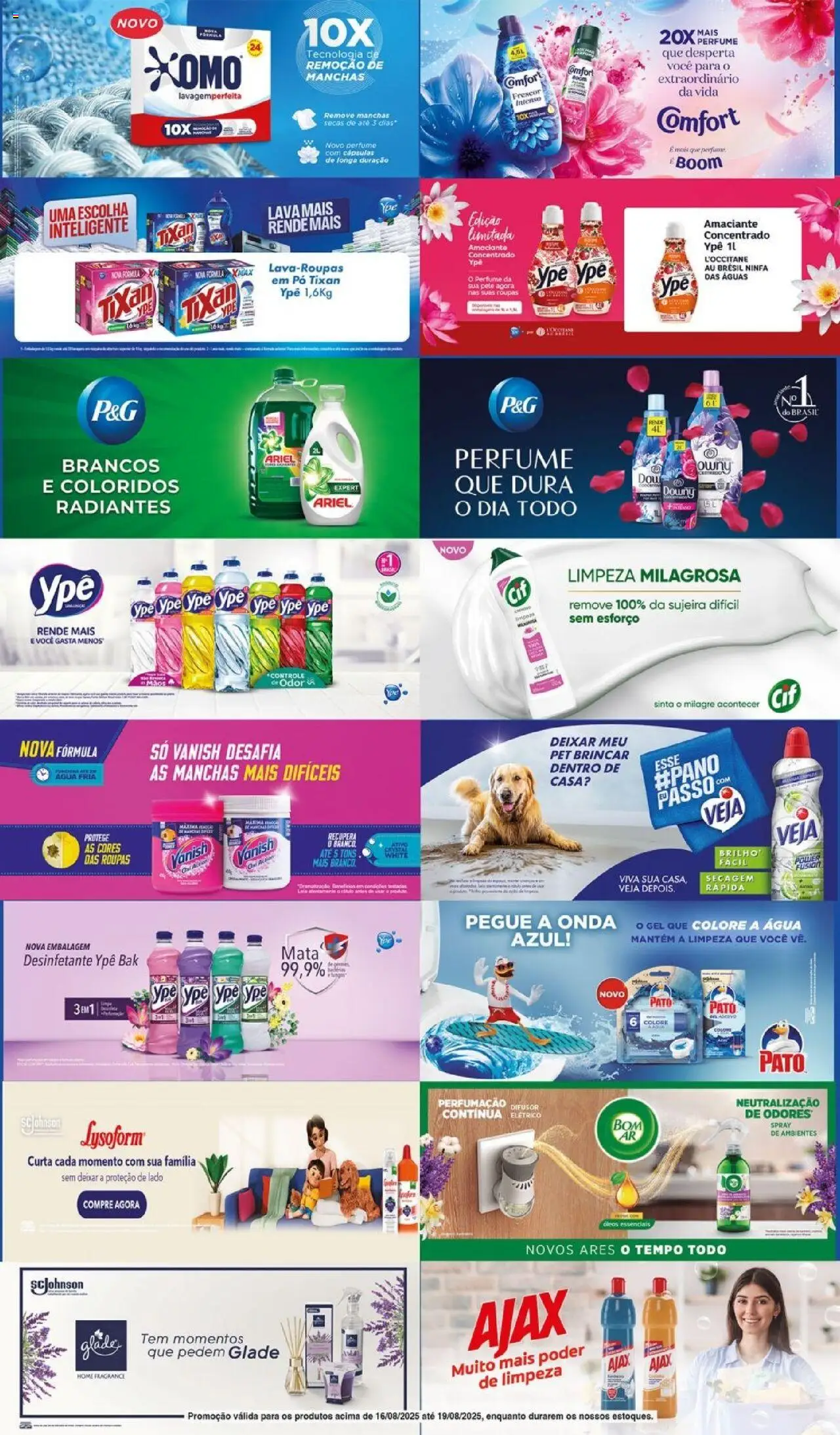 Supermercados Guanabara Folheto - válido de 16.08.2025 | Página: 10 | Produtos: Difusor, Roupas, Vanish, Desinfetante