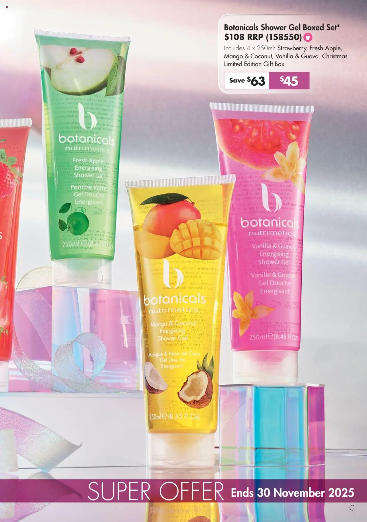 Nutrimetics catalogue - valid from 12.10.2025 | Page: 23 | Products: Box, Shower, Shower gel, Mango