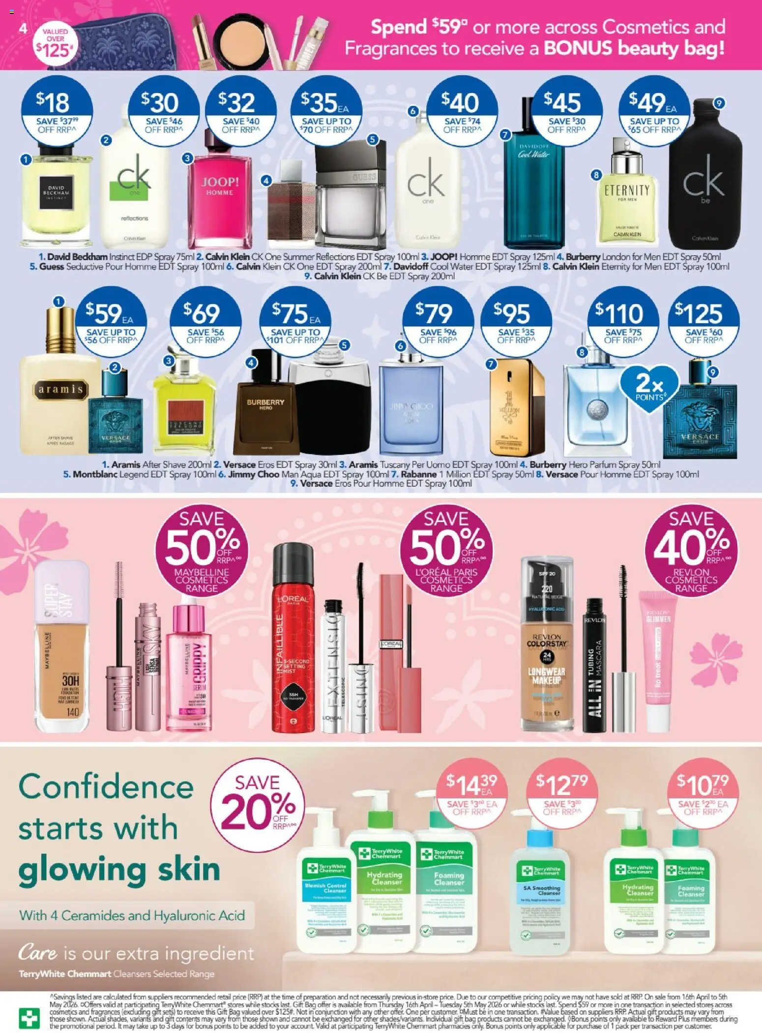 Terry White catalogue - valid from 16.04.2026 | Page: 4 | Products: Mascara, Mask, Makeup, Bag