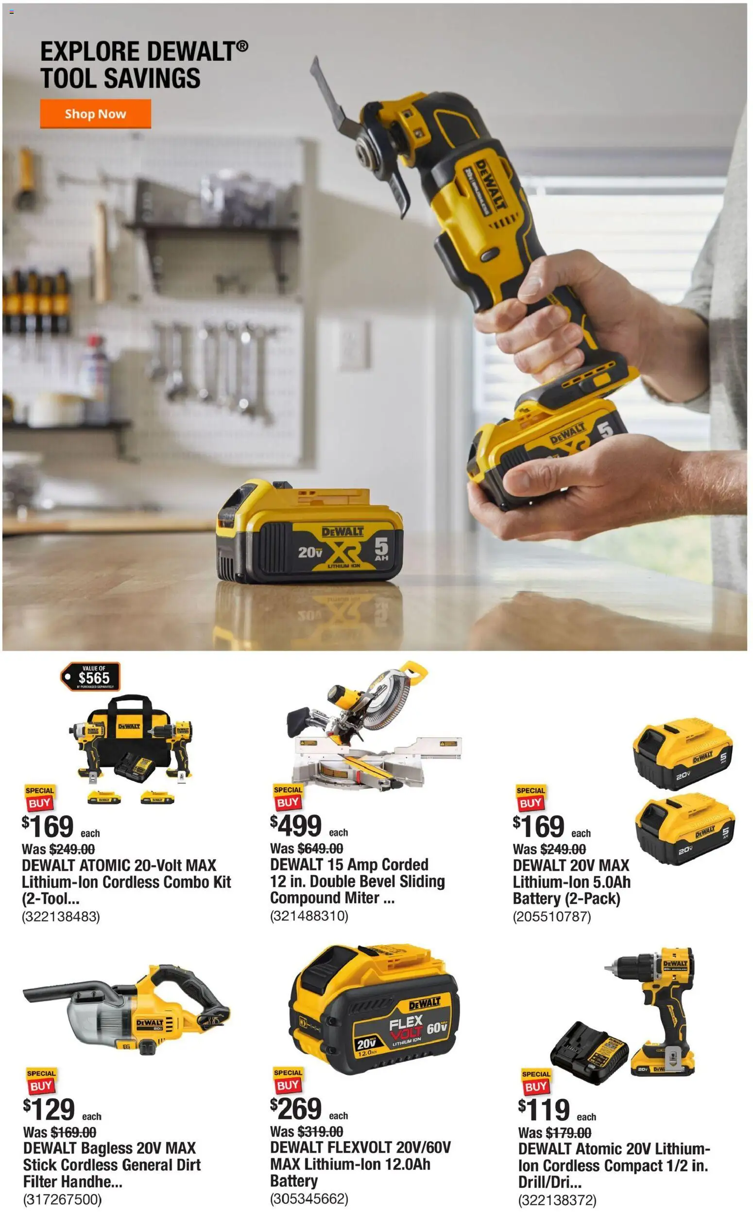 Home Depot Weekly Ad - IL - valid from 15.01.2026 | Page: 5 | Products: Battery