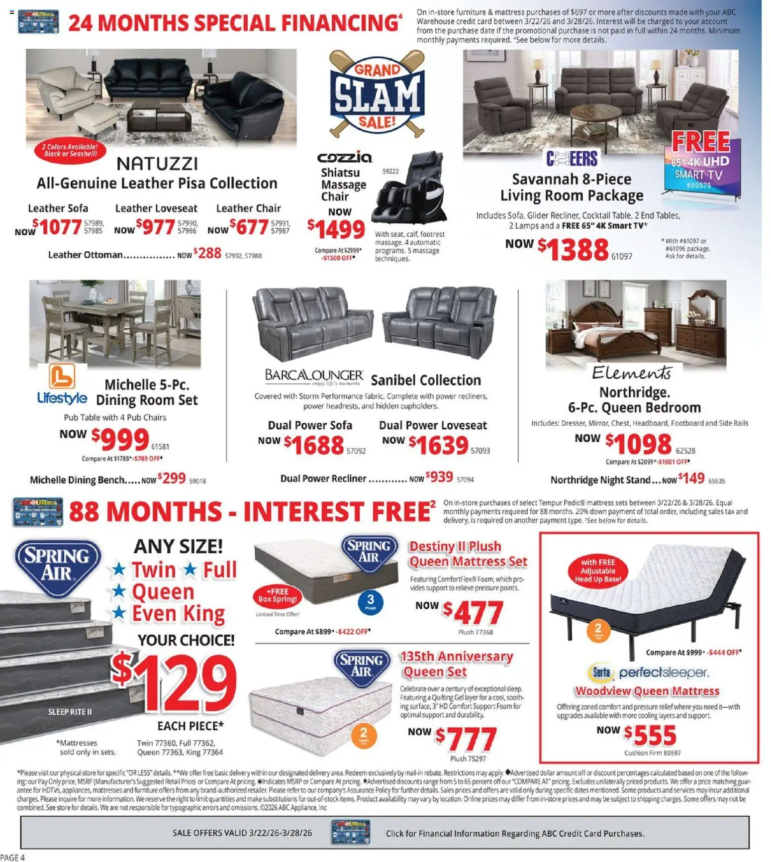 ABC Warehouse Weekly Ad - valid from 22.03.2026 | Page: 4