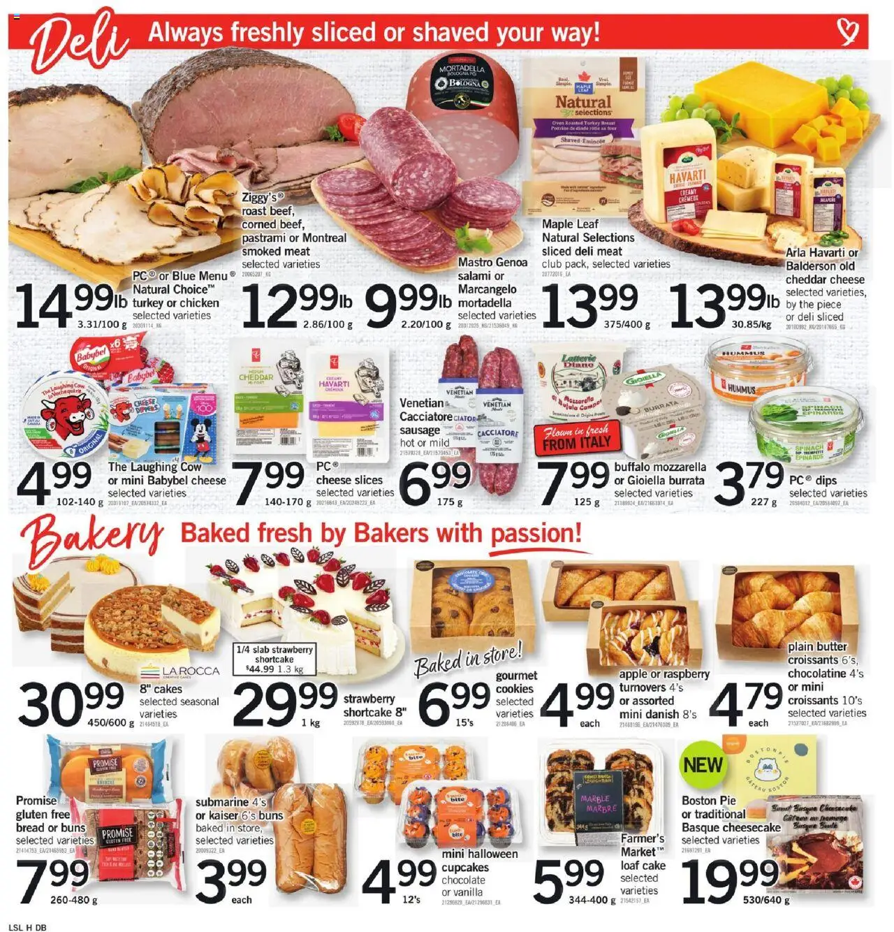 Loblaws flyer valid from 16.10.2025 | Page: 4 | Products: Butter, Cheese, Chocolate, Chicken