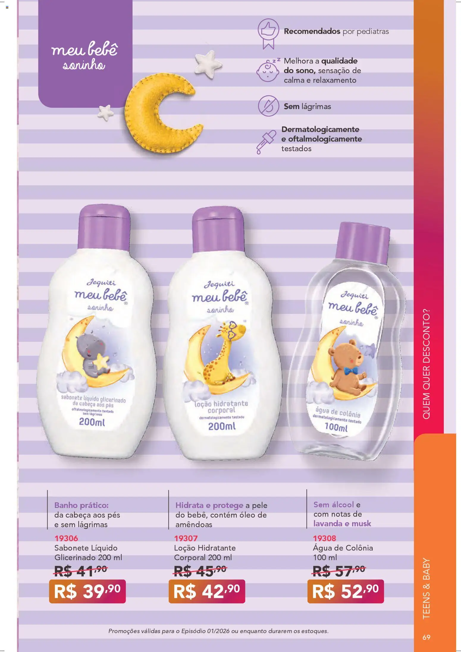 Jequiti Folheto - válido de 29.12.2025 | Página: 69 | Produtos: Óleo, Sabonete, Amêndoas, Sabonete líquido