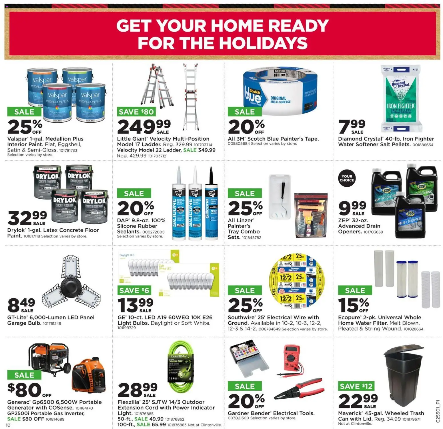Mills Fleet Farm Weekly Ad - valid from 11.12.2025 | Page: 14 | Products: Shower, Wire, Salt, Iron