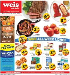 Preview of Weis weekly ads valid from 16.10.2025