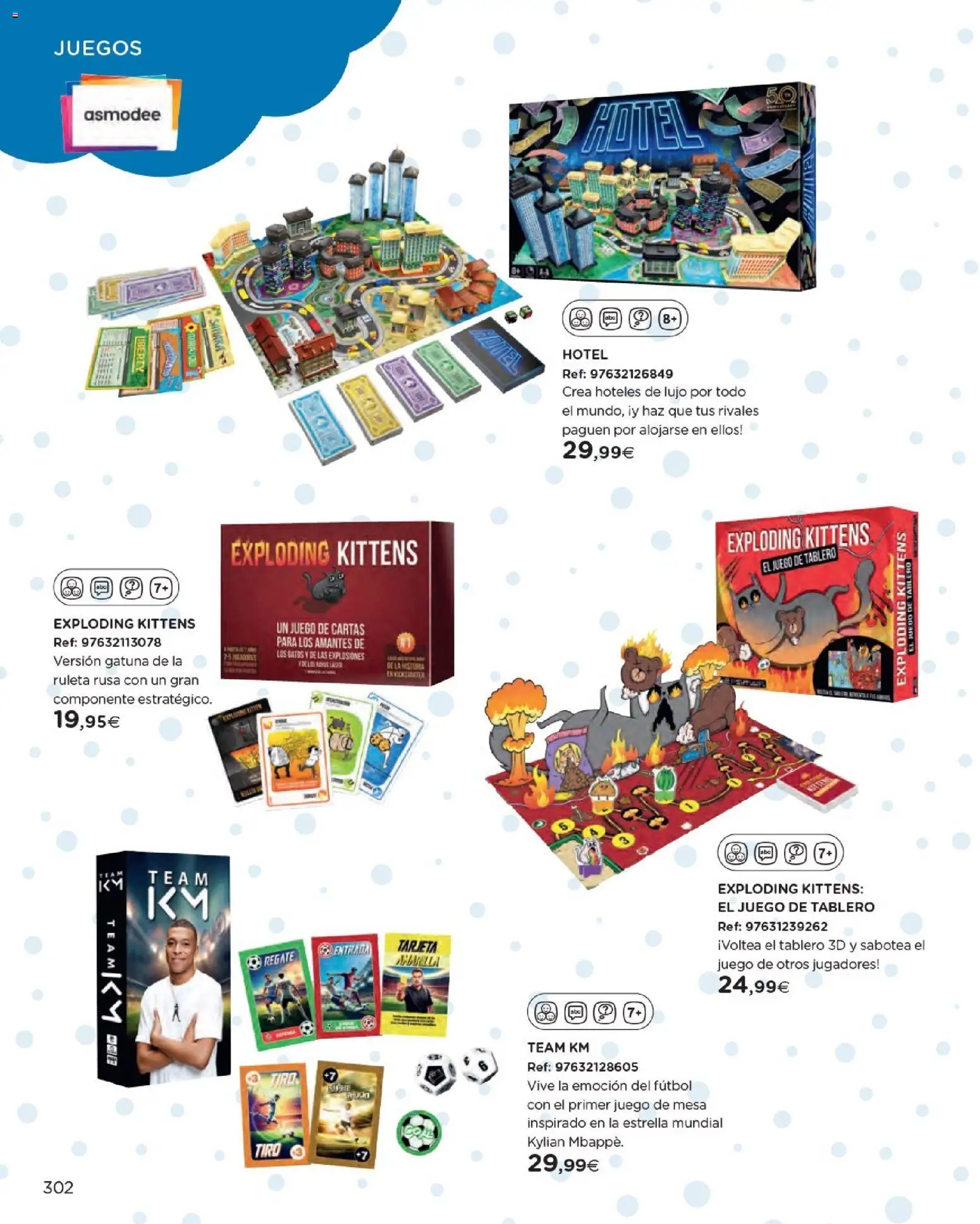 Nuevas ofertas de El Corte Inglés válidas en toda la República Mexicana desde el 27.10.2025. ¡Encuentra las mejores ofertas en El Corte Inglés catálogo Juguetes! | Página: 302 | Productos: Juego, Mesa