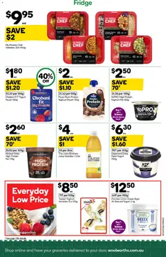 Preview of Weekly catalogue Woolworths 04/02 - valid from 04.02.2026 | Page: 35 | Products: Juice, Chicken, Pudding, Fridge