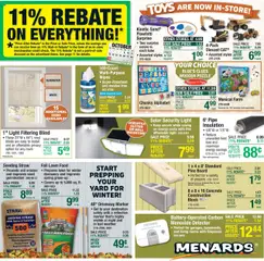 Preview of Menards weekly ads valid from 08.10.2025