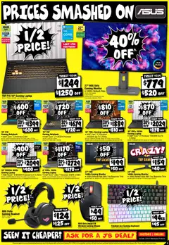 Preview of JB Hi-Fi Black Friday Blitz Catalogue - valid from 28.11.2025 | Page: 3 | Products: Notebook, Keyboard, Laptop, Screen