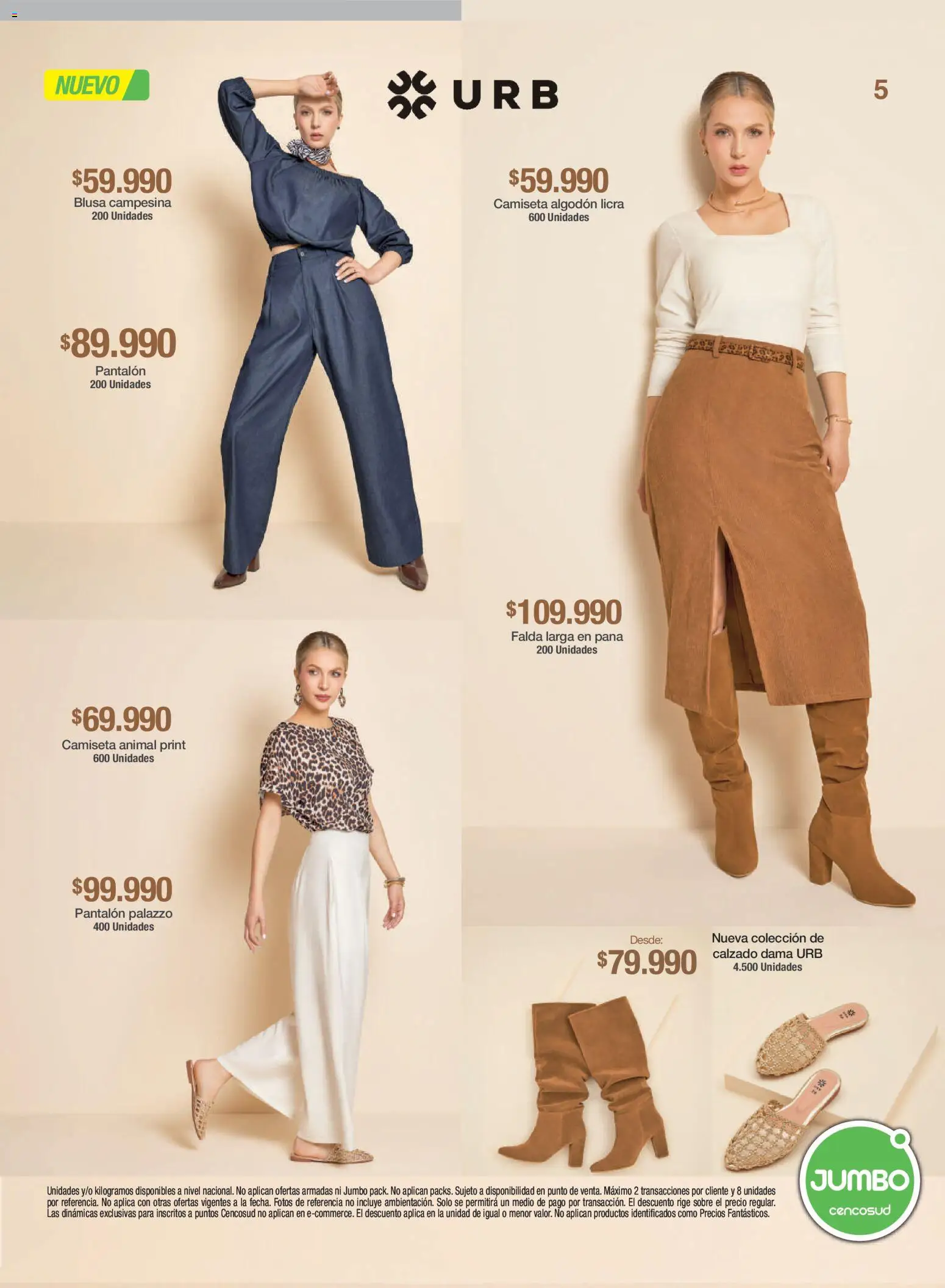 Jumbo revista - valida desde el 23.04.2026 | Página: 5 | Productos: Algodón, Falda, Sobre, Camiseta