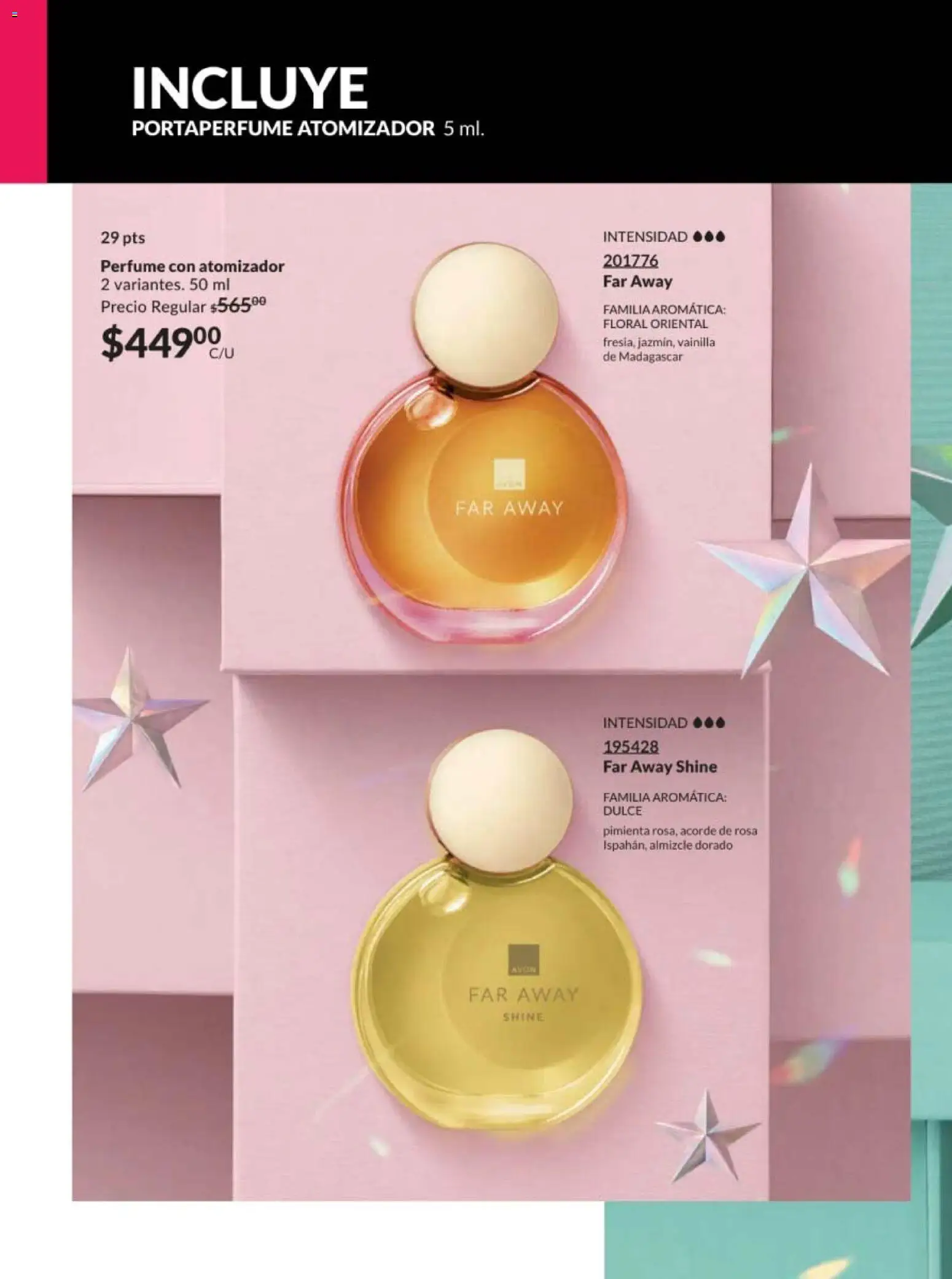 Nuevas ofertas de AVON válidas en toda la República Mexicana desde el 07.11.2025. ¡Encuentra las mejores ofertas en AVON campaña 17 2025! | Página: 44 | Productos: Pimienta, Perfume