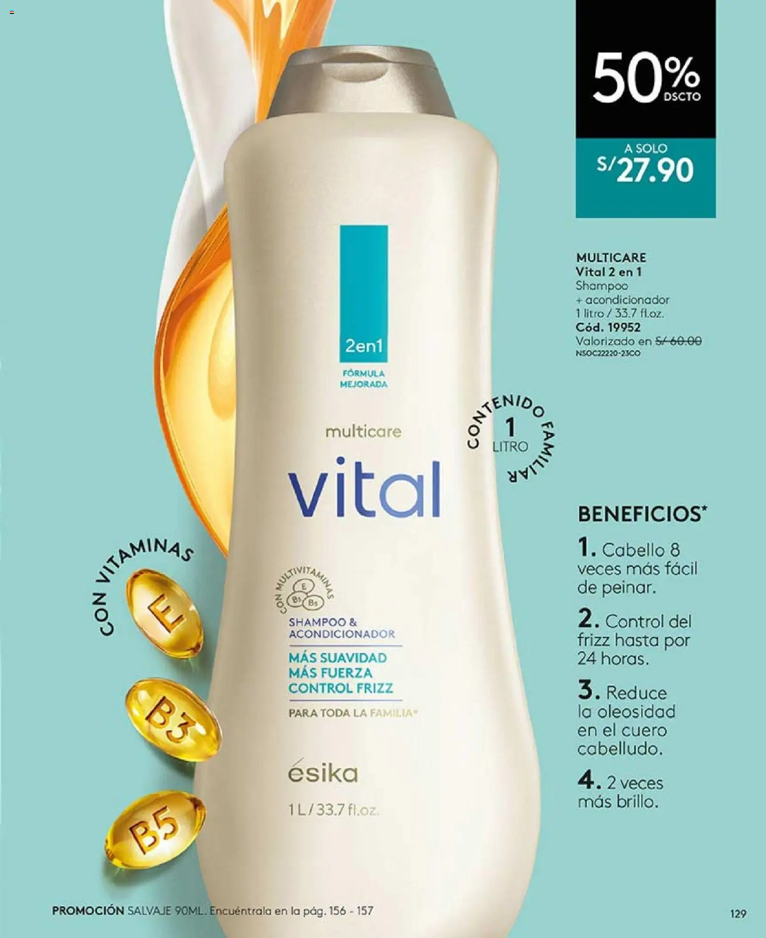 Catálogo Ésika válido desde 17.01.2026 | Página: 129 | Productos: Shampoo, Acondicionador