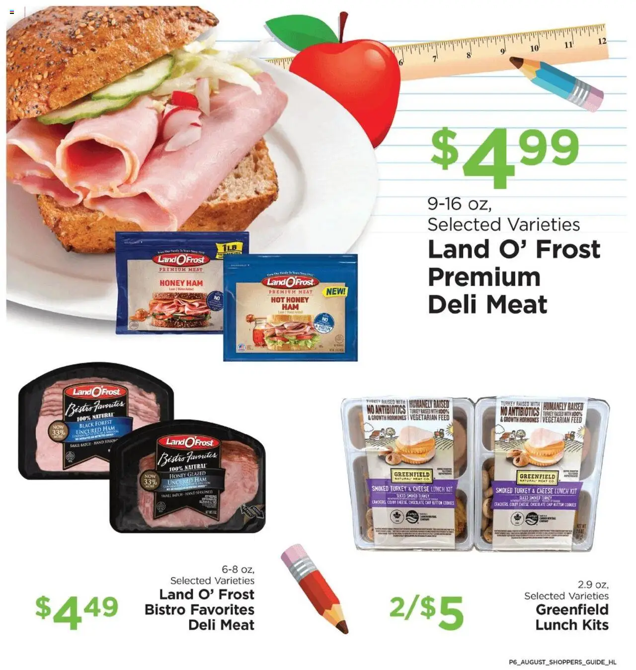 Homeland Bring Savings Home Shopper's Guide - valid from 01.08.2025 | Page: 6 | Products: Cheese, Chocolate, Ham, Cookies