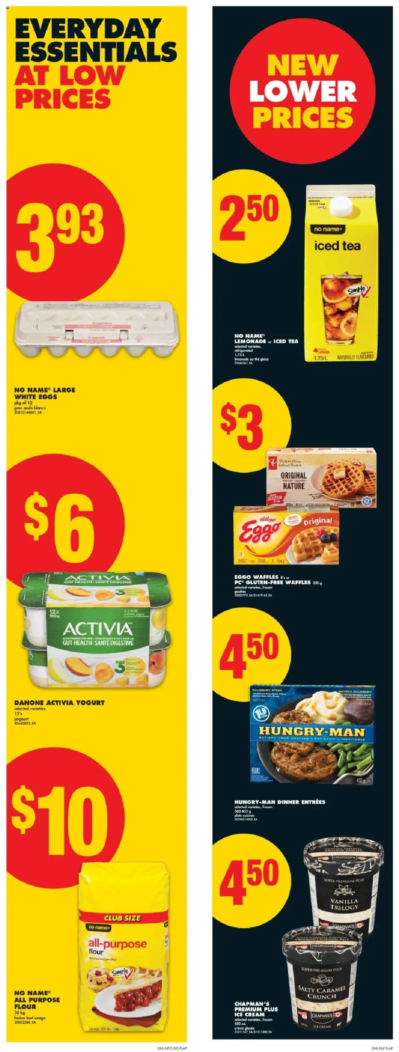 No Frills flyer valid from 21.08.2025 | Page: 6 | Products: Cream, Ice cream, Yogurt, Eggs