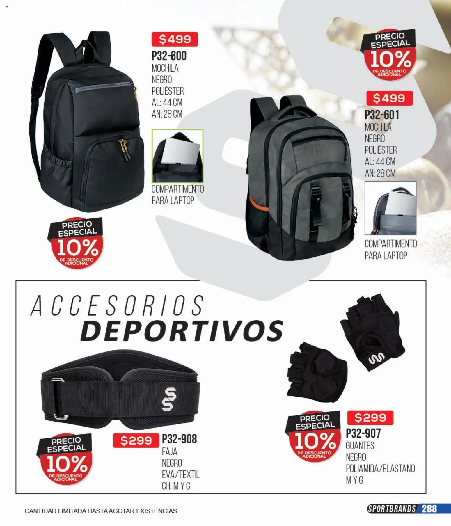 Nuevas ofertas de Cklass válidas en toda la República Mexicana desde el 15.12.2025. ¡Encuentra las mejores ofertas en Cklass catálogo Rebajas fin de año calzado! | Página: 289 | Productos: Guantes, Mochila, Faja