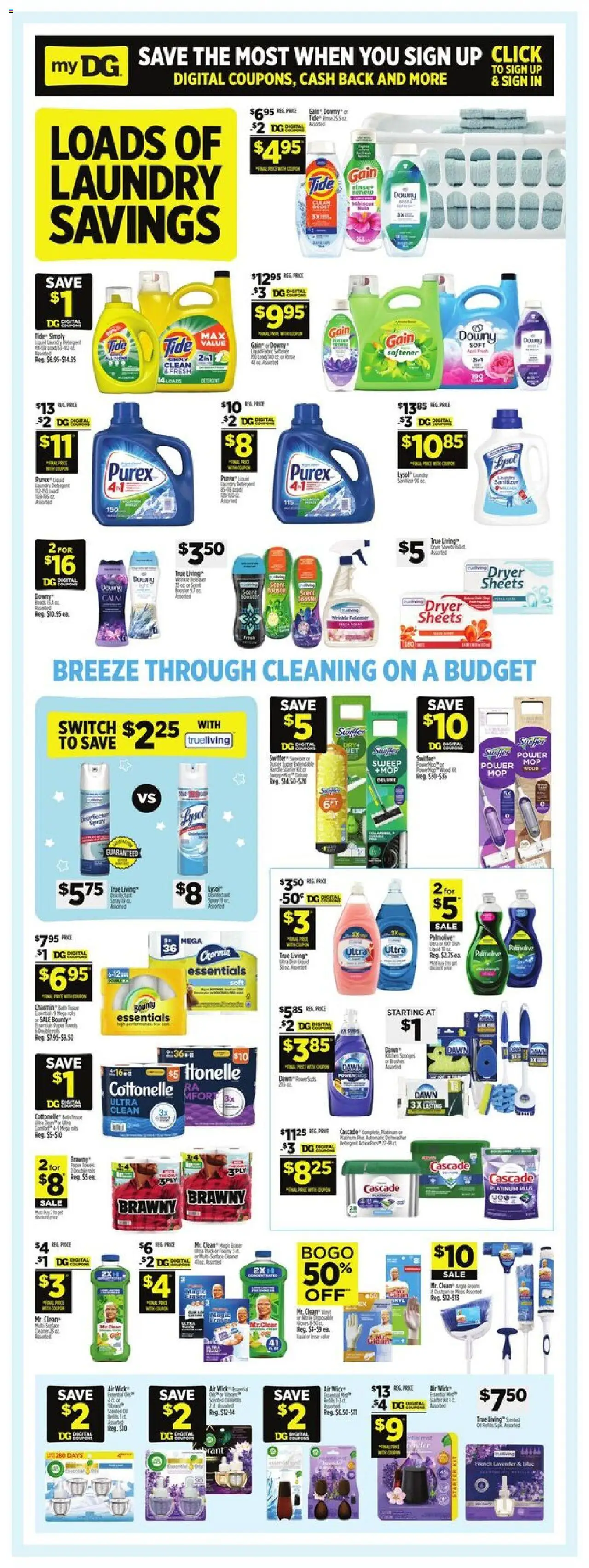 Dollar General Weekly Ad - TX - valid from 10.08.2025 | Page: 6 | Products: Bath, Switch, Starter, Dryer