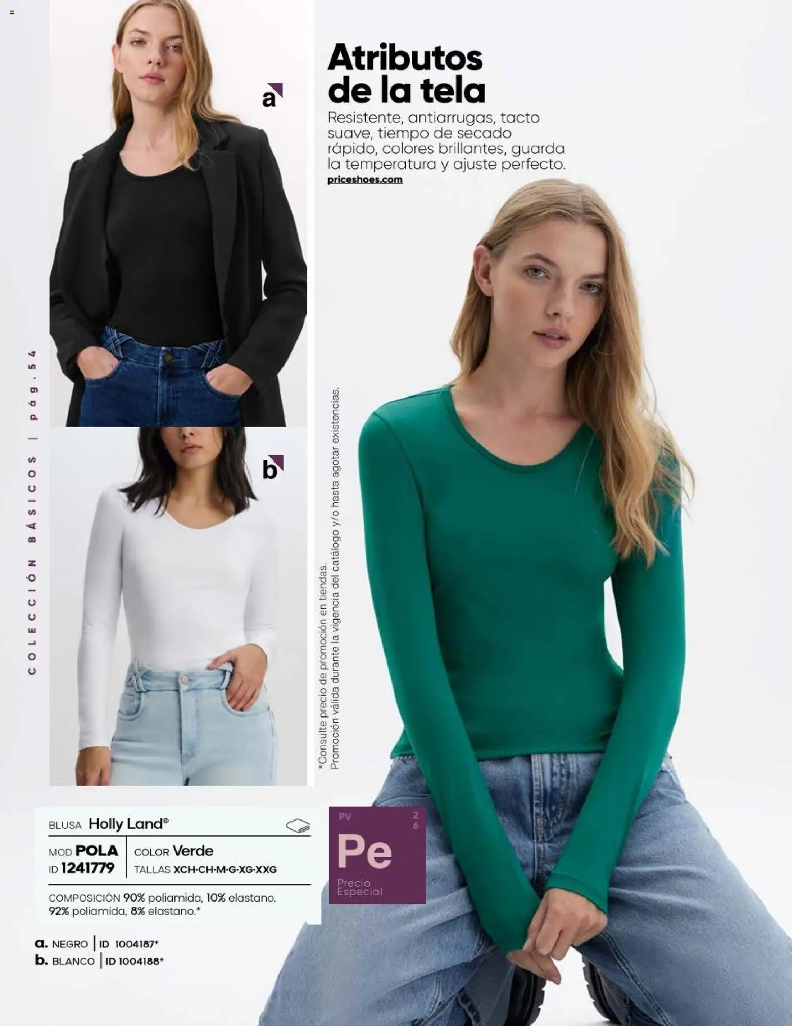 Nuevas ofertas de Price Shoes válidas en toda la República Mexicana desde el 05.02.2026. ¡Encuentra las mejores ofertas en Price Shoes catálogo Collection básicos! | Página: 54