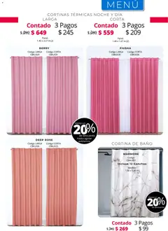 Vista previa de Colchas Concord catálogo, nuevo folleto de la tienda, válido en México a partir del 01.05.2026 | Página: 231 | Productos: Cortinas, Baño