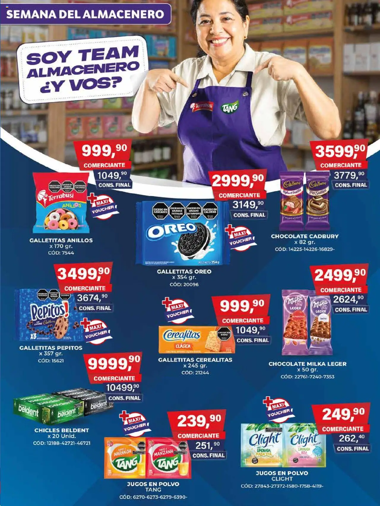 Maxiconsumo ofertas │ válido desde el 15.09.2025 | Página: 11 | Productos: Galletitas, Chicles, Manzana, Chocolate